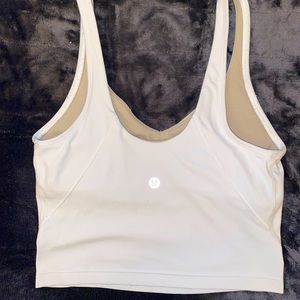 Lululemon white align tank top size 4